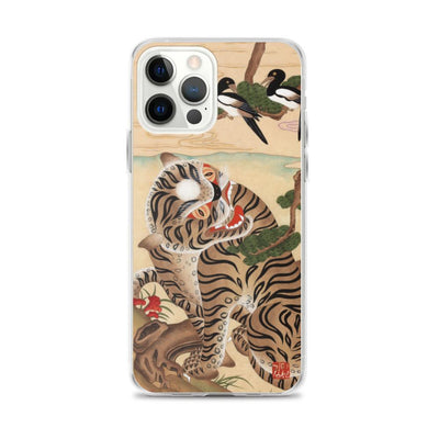 Tiger und Elster - Handyhülle Misun Kim iPhone 12 Pro Max artlia