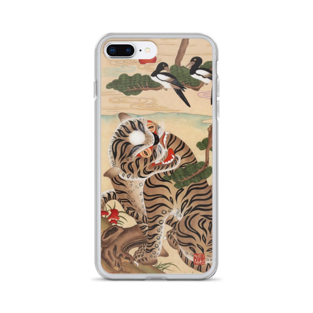 Tiger und Elster - Handyhülle Misun Kim iPhone 7 Plus/8 Plus artlia