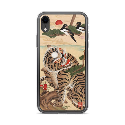 Tiger und Elster - Handyhülle Misun Kim iPhone XR artlia