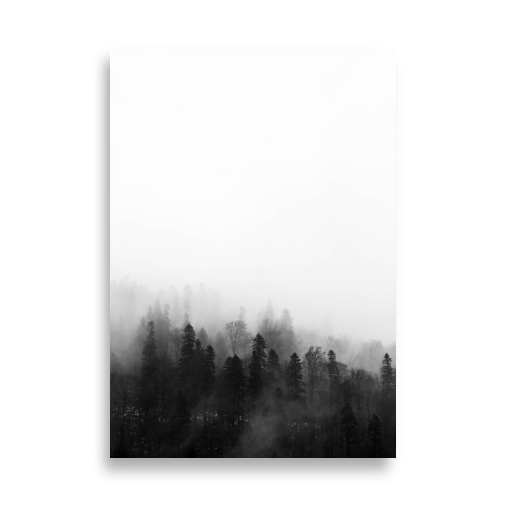 Wald im Nebel - Poster Kuratoren von artlia 21×30 cm artlia