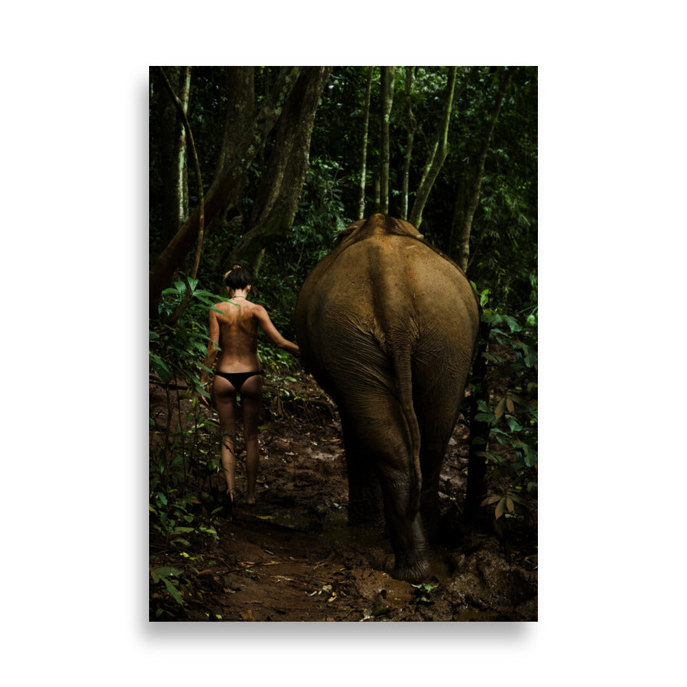 Walking into the Jungle - Poster Kuratoren von artlia 21×30 cm artlia