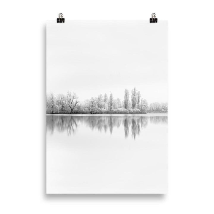 Winterlicher See Winter Lake - Poster artlia 70×100 cm artlia